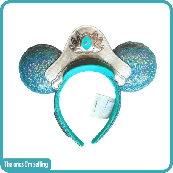 Disney Cruise Line 25th Anniversary Shimmering Seas Loungefly Ears - Picture 3 of 5